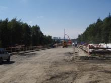 Most na silnici R6 - Sokolov připravený k rozřezání a demolici